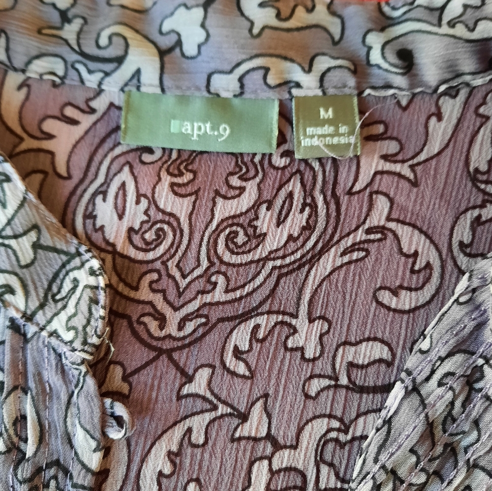 Apt. 9 Printed Blouse - Picture 3 of 7